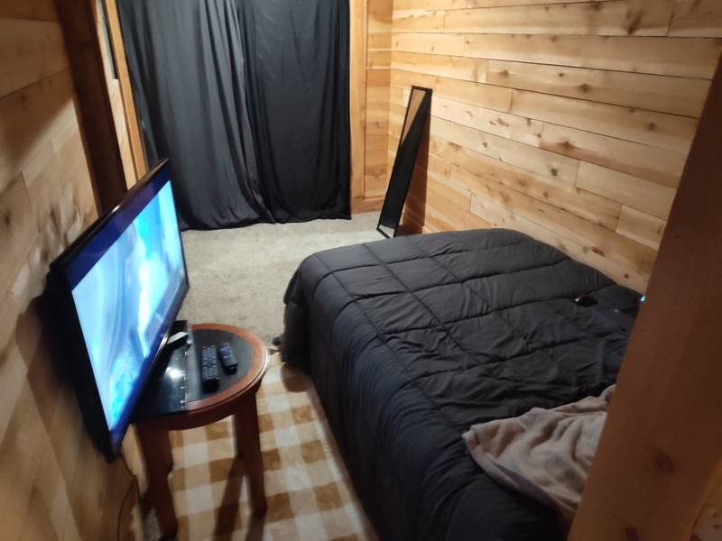 Furnished private room at Tina Marie's Recovery Housing, Dayton, Ohio