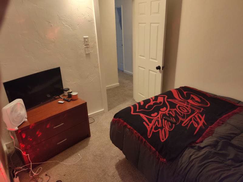Comfortable shared living space at Tina Marie's sober living in Dayton